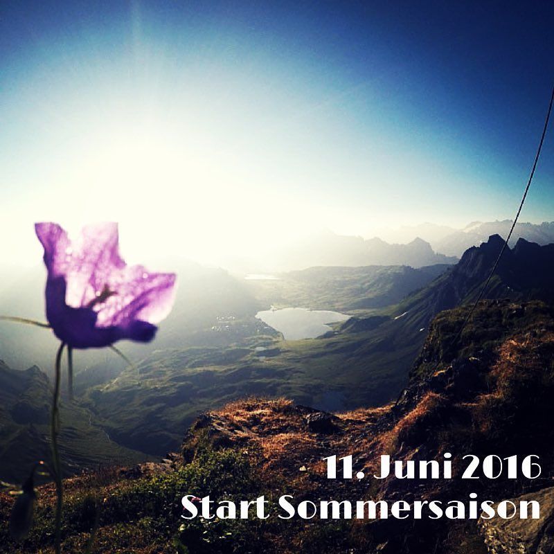 Der Countdown läuft: am Samstag, 11. Juni 2016 starten wir in die Sommersaison. Yippiiiii!?? #summer #season #cablecar #nature #switzerland #mountains #stunning #ready