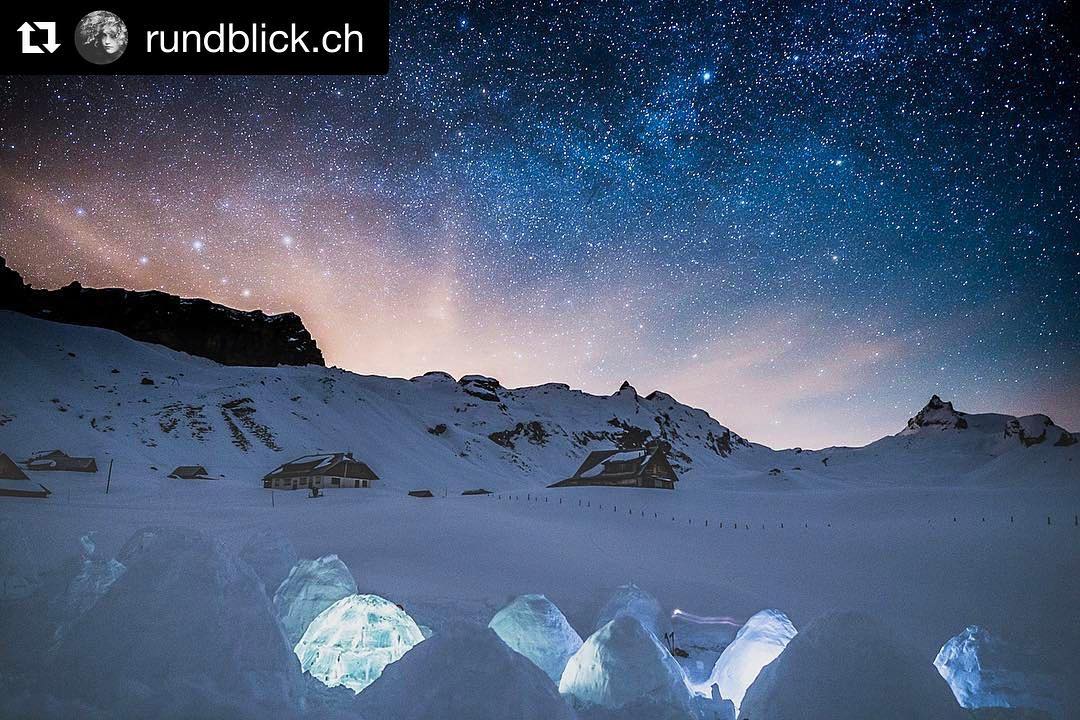 #Repost @rundblick.ch ?❄️?❄️?
・・・
Special Night Sky over #transawinterfestival2017 *
#schweiz #switzerlandwonderland #rausaberrichtig #rundblickphotographer #igloovillage #event #transatraveloutdoor #milkyway #starrynight #saturdaynight #skyporn #zentralschweiz #luzern #neversleepatnight
