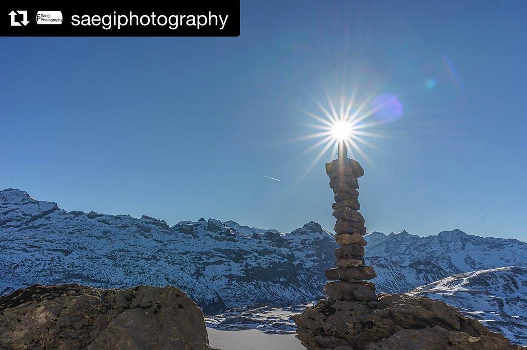 #Repost @saegiphotography ・・・Perfect position*********************************************#sun #sunrise #bluesky #mountains #snow #winter #winterwonderland #sculpture #stone #amazing #beautiful #beautifulday #amazingswitzerland #myswisspic #inlovewithswitzerland #switzerland_bestpix #switzerlandpictures #topswitzerlandphoto #naturelovers #nature #naturephotography #photography #photographer #sonya7ii #sonypictures #photooftheday #pictureoftheday