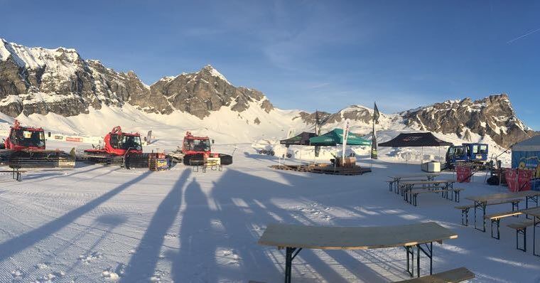 We are ready! Heute wird's spannend. Verschiedene Aufgaben mit dem Pistenbully werden gemeistert und der oder die Beste der Schweizer Pistenfahrzeugfahrer wird gekürt. ? #pistenbully #melchseefrutt #meisterschaft #swiss #championship #spannend #spring