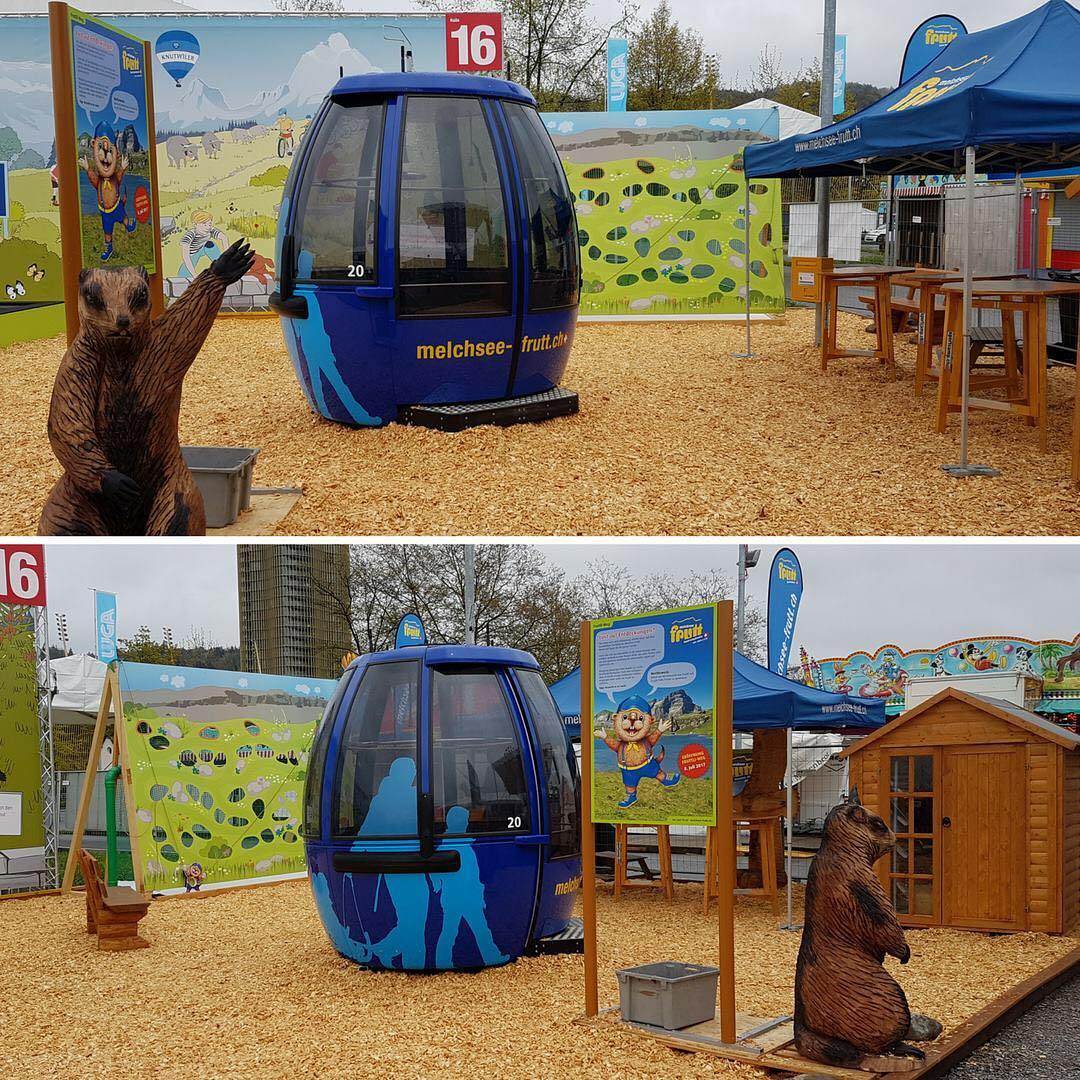 Die LUGA ist in vollem Gange! ? Kommt uns bis Sonntag, 7. Mai am Freigelände Stand Nummer 56 besuchen. Euch erwartet einen Posten vom neuen Lern- und Erlebnisweg "Fruttli-Weg" und noch weiteres. 
Wir freuen uns auf euch! ☀️ #melchseefrutt #luga #lucerne #fun #kids #family