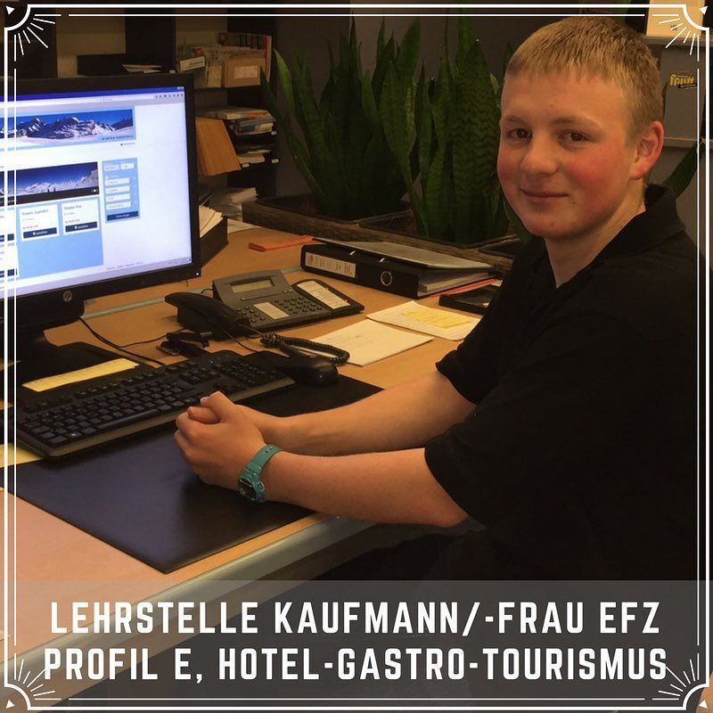 Wir suchen ein motiviertes und begeistertes Talent für die Lehrstelle als Kaufmann/-frau EFZ Profil E Hotel-Gastro-Tourismus HGT auf den Sommer 2018. 
Um sich einen Eindruck in die Arbeitswelt der Sportbahnen Melchsee-Frutt zu verschaffen, bieten wir die Möglichkeit, eine mehrtägige Schnupperlehre zu absolvieren.  Haben wir dein Interesse geweckt? Starte deine Zukunft bei uns und bewirb dich noch heute! Wir freuen uns auf dich.??? #melchseefrutt #lehrstelle #work #office #nature #awesome