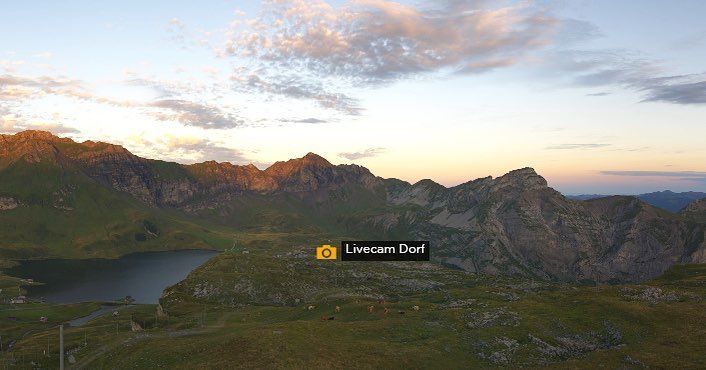 Heute wird ein toller Tag! Wir wünschen allen viel Sonne ☀️#melchseefrutt #morning #webcam #enjoy #mountains #inlovewithswitzerland #swissnature