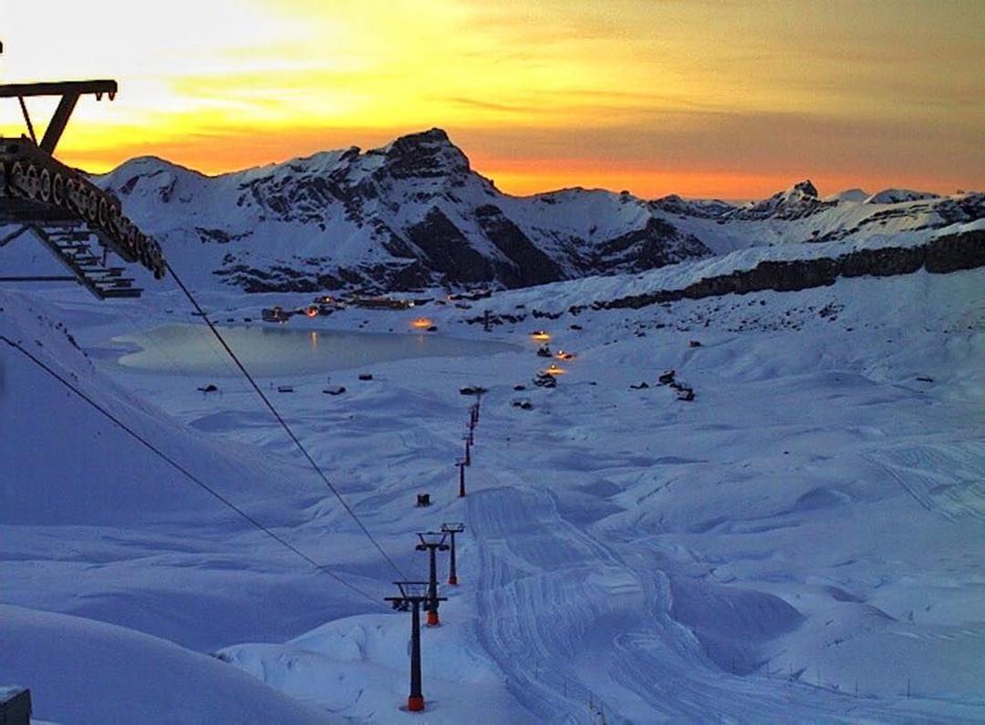 #Repost @traveldiarymary
・・・
Sunset with a view. The winter season could start. 
#melchseefrutt #switzerland #winterwonderland #snow #winterseason #sunset #snowwalk #mountains #skiing #coldwinterday #lastnovemberday #igtravel #traveladdict #instagood #instadaily #happy
