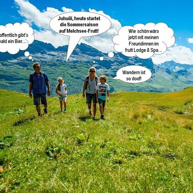 Heute Sommer Saisonstart
#melchseefrutt #sommer #wanderlust #weischnu