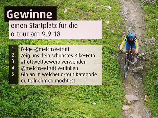 Jetzt mitmachen und einen Startplatz für die o-tour gewinnen! Teilnahmeschluss: 19. August 2018
#otour #obwalden #mtbswitzerland