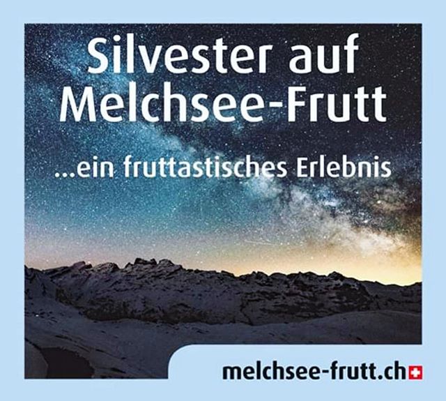 Erleb einen unvergesslichen Start ins neue Jahr 🍀 in der Ferienregion Melchsee-Frutt, Melchtal, Kerns zusammen mit Freunden oder Familie🎉. Geniess zum Beispiel ein perfektes Silvestermenü 🍽 auf der verschneiten Frutt ❄️.
Am besten heute noch reservieren!!! 😍
–
–
Die Gondelbahn Stöckalp – Melchsee-Frutt fährt folgendermassen 🚡:
–
• Tagesbetrieb 08.00 – 17.30 Uhr –
• Abendbetrieb 18.30 – 19.30 Uhr –
• Nachtfahrt 01.00 Uhr (nur Talfahrt)
–
–
Der Schlittelweg hat wie folgt geöffnet 🛷:
08.00 bis 17.00 Uhr sowie von 01.00 – 02.00 Uhr